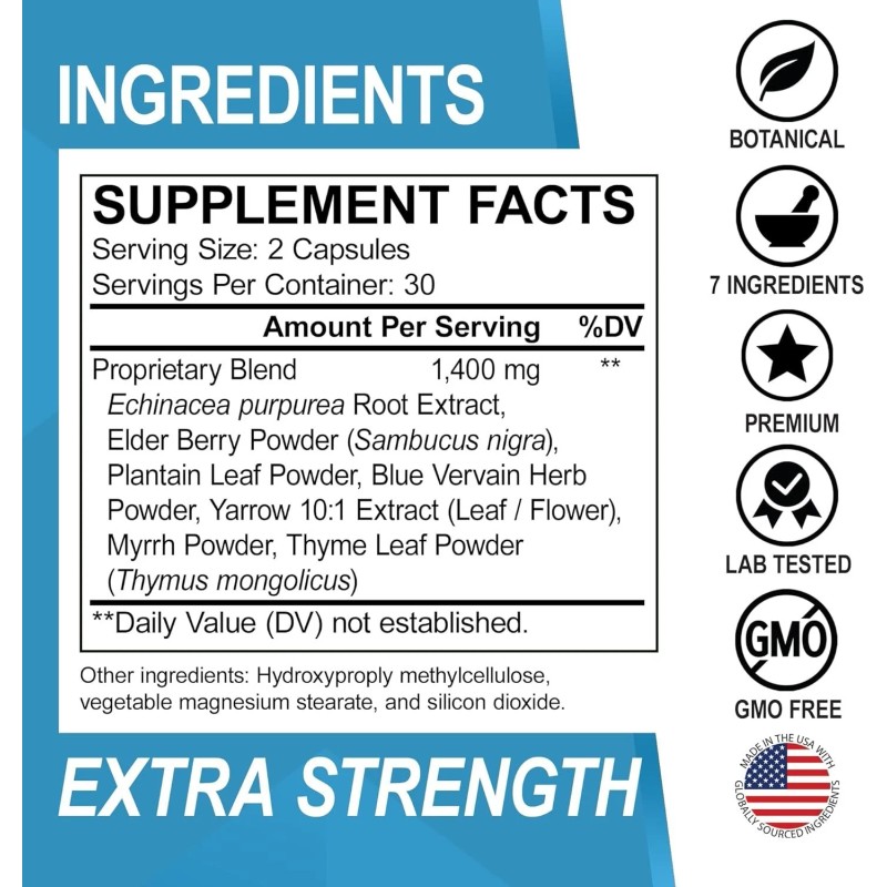 DR. BO Lymphatic Drainage Supplements Pills - Lymphatic Support Total