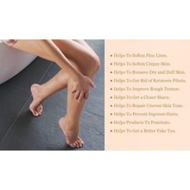 Bee Stunning DIAMONDBUFF Microderm Exfoliation Tool - At Home Professional BODY Diamond Crystal Microdermabrasion for Glowing Youthful Skin - Soften Crepey Skin, Fine Lines, & Improve Rough Texture!