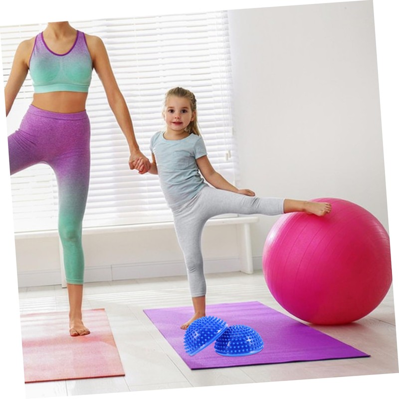 BIUDECO 2Pcs Sensory Stability Balls Half Spike Dome for Balance