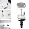 2 PCS Toilet Seat Hinge Fixings, Quick Release Toilet Seat