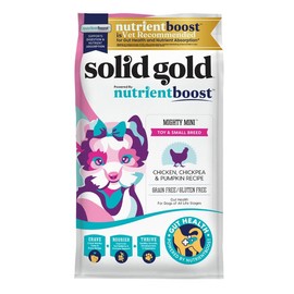 Solid Gold Solid Gold Small Breed Dry Dog Food - Grain Free & Gluten Free Made w/Real Chicken - High Fiber, Probiotic Dry Dog Food for Dogs - Nutrientboost - 11 LB Bag