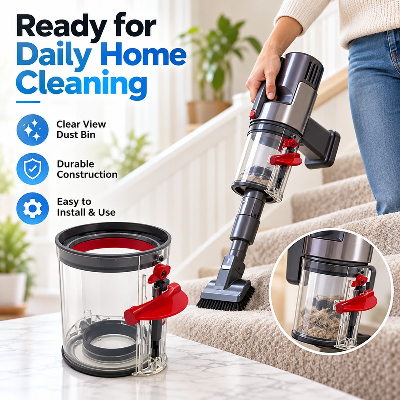 Dust Bin Replacement for Dyson V11 Vacuums – Compatible Plastic