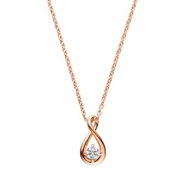 VA VENDOME AOYAMA SV925 GS_N023140CZ Drop Motif Necklace, Silver
