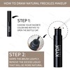 KYDA 2 Colors Liquid Freckle, Natural Freckle Makeup Pen, Longlasting