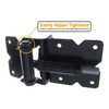 Self Closing Gate Hinge 2-Pack (Black Finish) |The Best Set