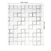 Nordic Style Fashion Shower Curtain with Plastic Hooks PEVA Large