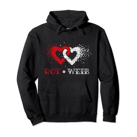 Cologne Red White Carnival Confetti Gift Idea Pullover Hoodie