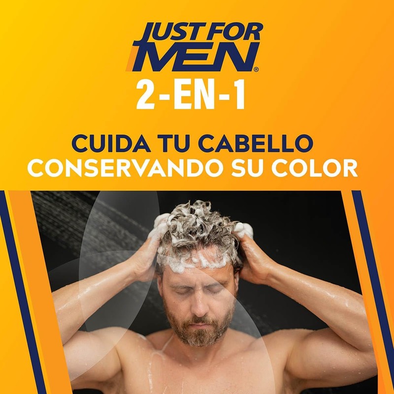 Just For Men Shampoo y Acondicionador 2 en 1 Revitalizante