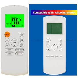 Replacement for Toshiba Midea AC Air Conditioner Remote Control RG57H4(B)/BGEFU1