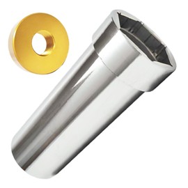 BIGLKNM 1-7/8" Mainshaft Sprocket Wrench Tool for 1936-2006 Harley Big Twin Cam with 1/2" Drive Mainshaft Sprocket Pulley Wrench Lock Nut Main Shaft Socket Tool