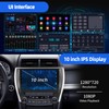 ESSGOO 10.1" Carplay Android 14 4+64G Car Stereo GPS AHD