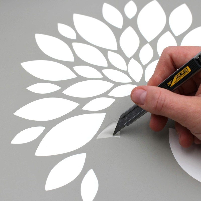 Finest Folia Oramask 810 Stencil Film Grey Matt Translucent Stencil