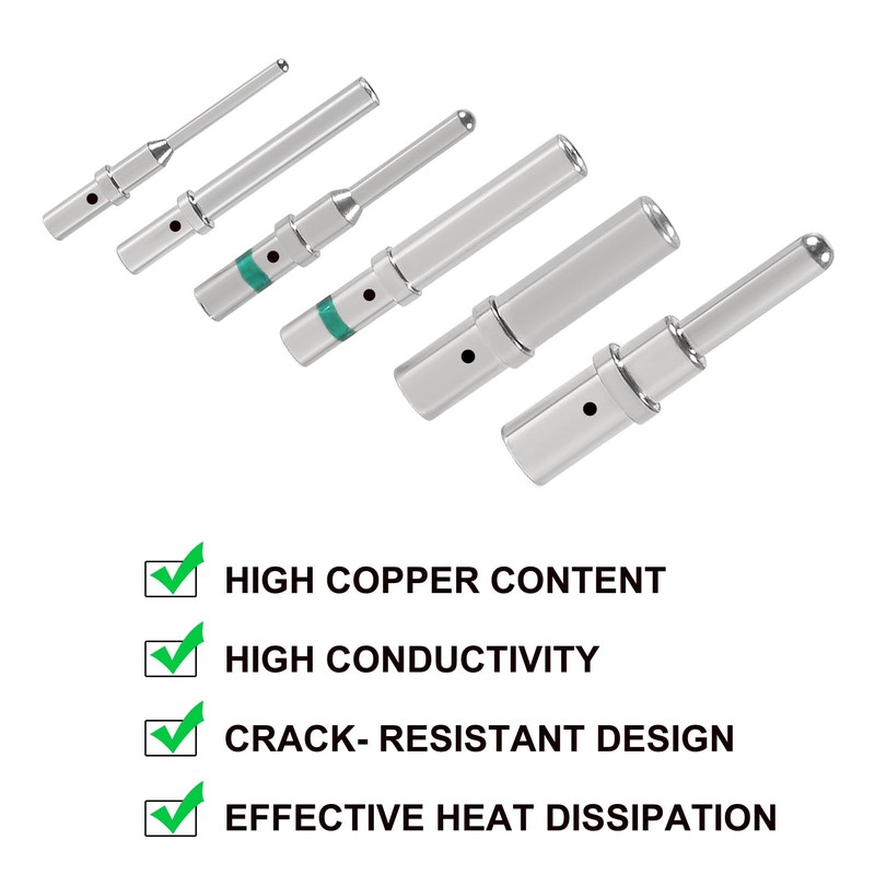 200PCS Deutsch Connector Pins and Sockets, Size 12 16 20