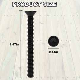 1/4-20 x 2 1/2 Flat Head Trailer Deck Floorboard Thread Cutting Screws, Type F, T-30 Drive(Torx Plain - Six Lobe Drive) - 120 pcs