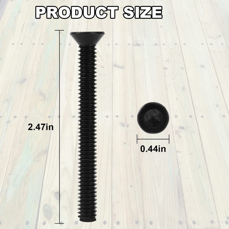 1/4-20 x 2 1/2 Flat Head Trailer Deck Floorboard Thread