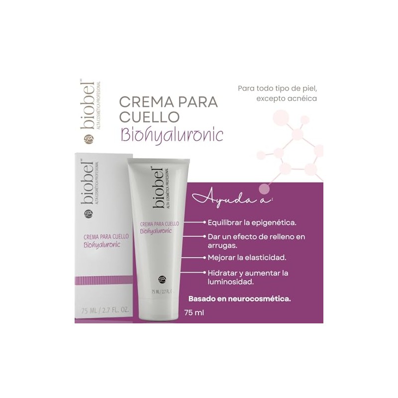 Biobel Crema Para Cuello Biohyaluronic 75ml