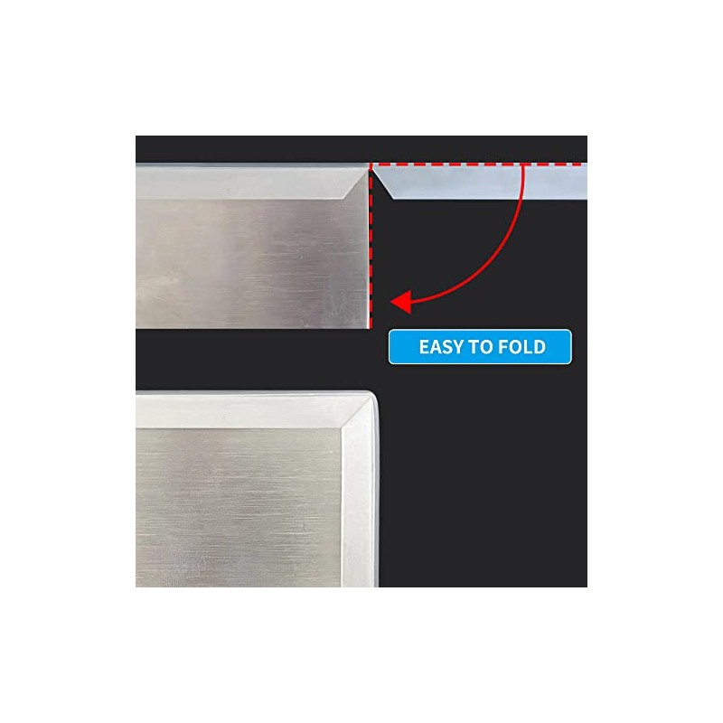 Protalwell Borde de Goma Silicona Canal U 3/32" Blanco, Apto