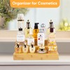 MillTu Bamboo Spice Rack Organizer for Cabinet 3 Tier Countertop
