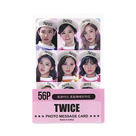 ZEESOON K-POP IDOL Group New Photo Message Card 56pcs set (Postcard / 56sheets) or Transparent Card 25pcs set (Twice)