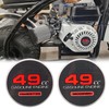 2pcs Pull Starter Sticker 49cc Modified Mini Bike Stickers for
