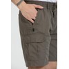 Kendindza Men's Cargo Shorts with Pockets, Zip and Drawstring -