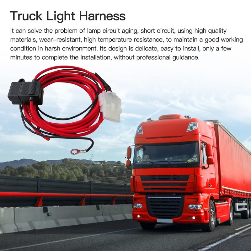 New Truck Cap Wiring Harness Replacement for Third Brake/Dome Light