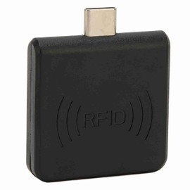 Lector de Tarjetas Inteligentes sin Portátil, Frecuencia de 125Khz Lector de Tarjetas de Identificación RFID de Alta Frecuencia para Teléfonos Móviles con Interfaz USB Macho,