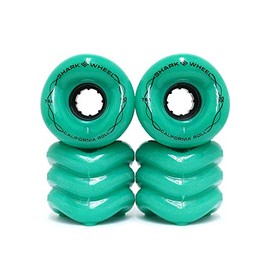 SHARK WHEEL SOFT WHEEL SHARK WHEEL SOFT WHEEL CALIFORNIA ROLL (78A) TURQUOISE 60mm Skateboard Skateboard Skateboard
