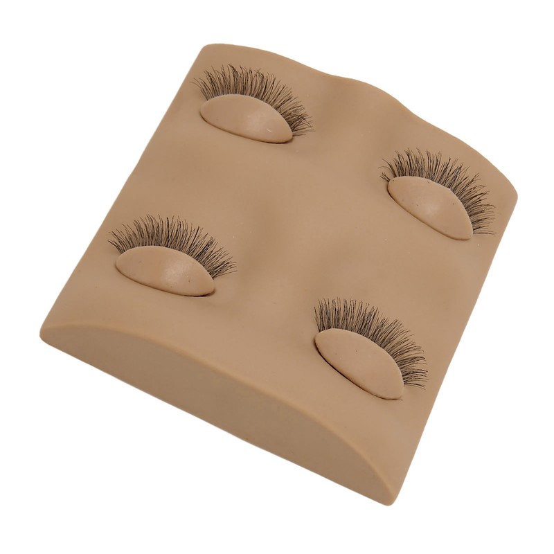 Lash Mannequin Head 2 Pairs Removable Replacement Eyes 3D Simulation