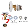Cokritsm Shower Cubicle Rollers, 27 mm Shower Door Rollers, 8