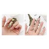 CSIYANJRY99 Women's Knuckle Joint Full Finger Claw Ring Punk Rock