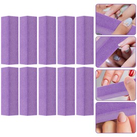 FRCOLOR 10pcs Nail Buffer Block Professional Sponge Nail Files for Manicure Pedicure Safe Material for Easy Use Portable for Travel