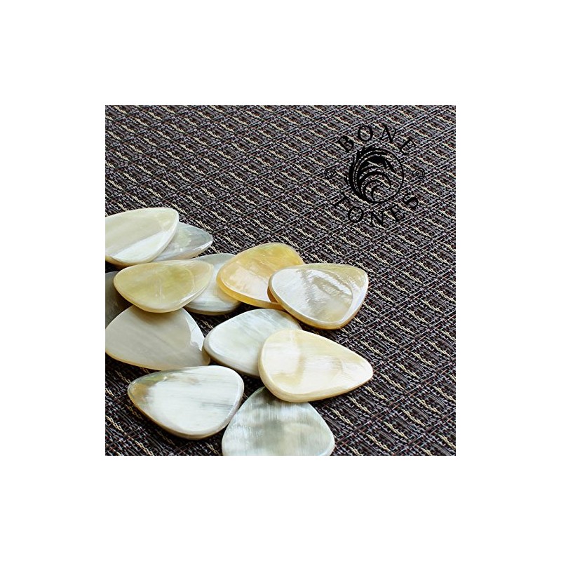 Bone Tones - White Horn - Guitar Pick