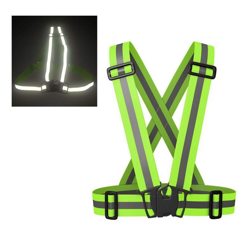 Safety Vest, Reflective Vest Fluorescent Green Cycling Construction High Visibility