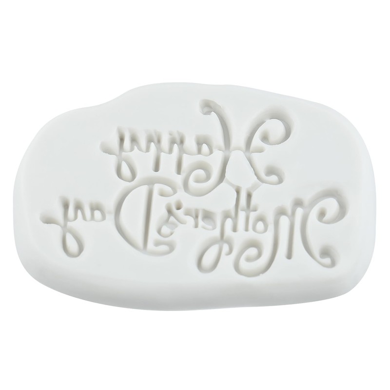 Happy Mother's Day Letter Silicone Molds Letter Polymer Clay Mold