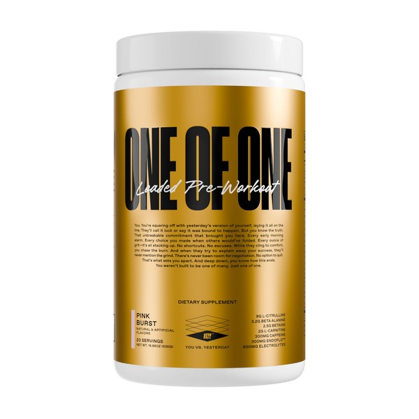 ONE of ONE Loaded Pre-Workout – High-Stim Energy, Focus &