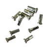 YHUS 10 Pcs Bicycle Spoke Stainless Steel Bicycle Accessories (Black,