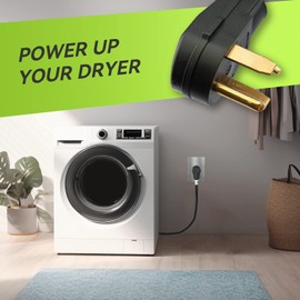 RVMATE 4 Prong SRDT Dryer Cord 10 Feet, 30 Amp Appliance Power Cord (NEMA 14-30P to 4-Wire), 4 Wires with O Ring Terminal Connectors, 100% Copper Wire Dryer Extension Cord.