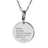 TAMI Collar de Plata El Principito - Dije para Hombre