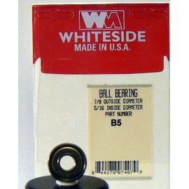 Whiteside B5 Ball Bearing: 7/8 Inch Outside Diameter, 5/16 Inch Inside Diameter