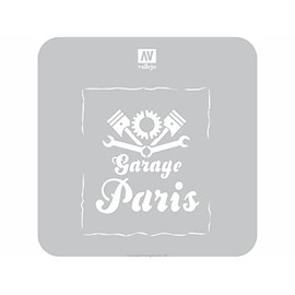 Vallejo VALST-LET001 Scale Model Stencil Set