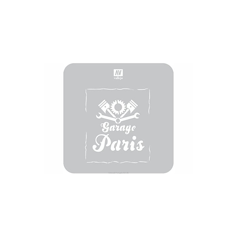 Vallejo VALST-LET001 Scale Model Stencil Set