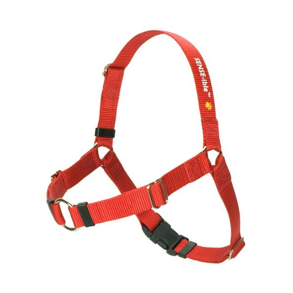 The Original Sense-ible No-Pull Dog Training Harness (Red, Medium)