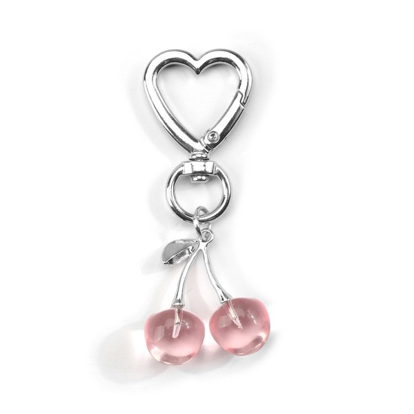 MUCOOS Cherry Key chain,Cherry Bag Charm Cute and Positive Gift,