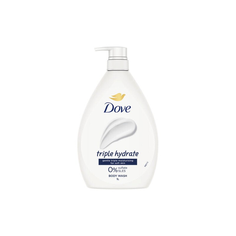 Dove Body Wash Triple Moisturising 1L