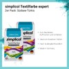simplicol expert fabric paint for washing machine or manual colouring: