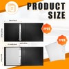 Skyygemm 2 Pcs Estate Planning Portfolio Binder PU Leather 3
