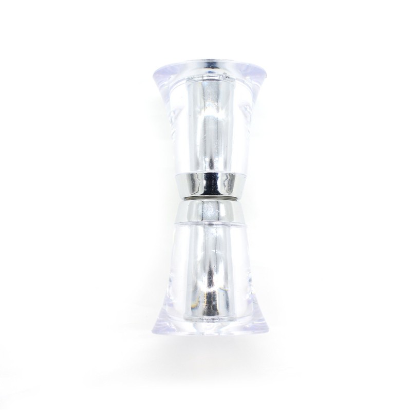 2 Pair x Shower Door Handle/Knob Clear Acryl Cone Shaped