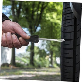 Mikinona Auto 4pcs Tire Repair Plugs and Patch Tool Car Motorcycle Flat Tire Repair