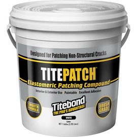 Titebond TitePatch Elastomeric Patching Compound 1 Gal. – Interior & Exterior Crack Repair for Concrete, 5386
